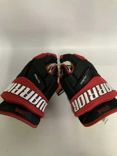 Used Warrior Alpha Pro Loons 13" Hockey Gloves