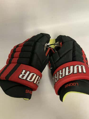 Used Warrior Alpha Pro Loons 14" Hockey Gloves