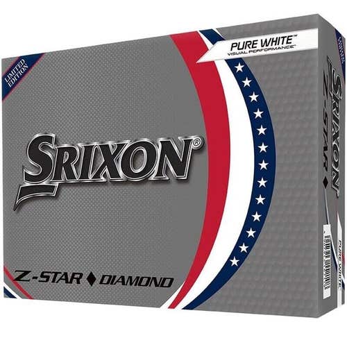 Srixon Z Star Tour Diamond White Golf Balls - LIMITED EDITION USA