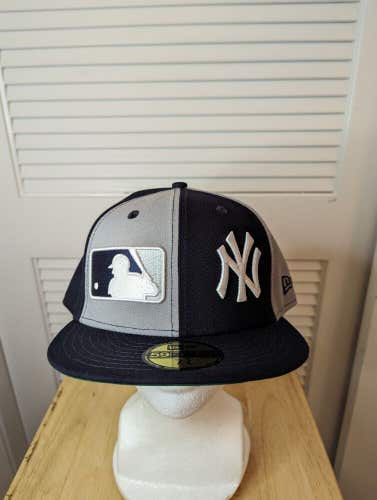 NWS New York Yankees Double Logo 59fifty 7 3/4 MLB