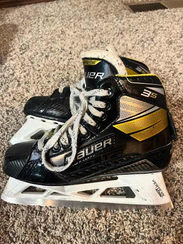 Used Senior Size 7 Bauer Supreme 3S Hockey Goalie Skates
