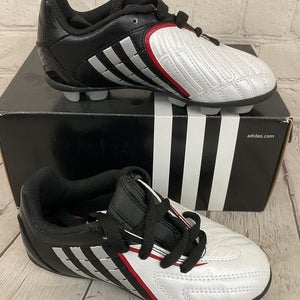 Adidas 038249 Predito PS TRX HG J Youth Soccer Cleats White Silver Black US 11K