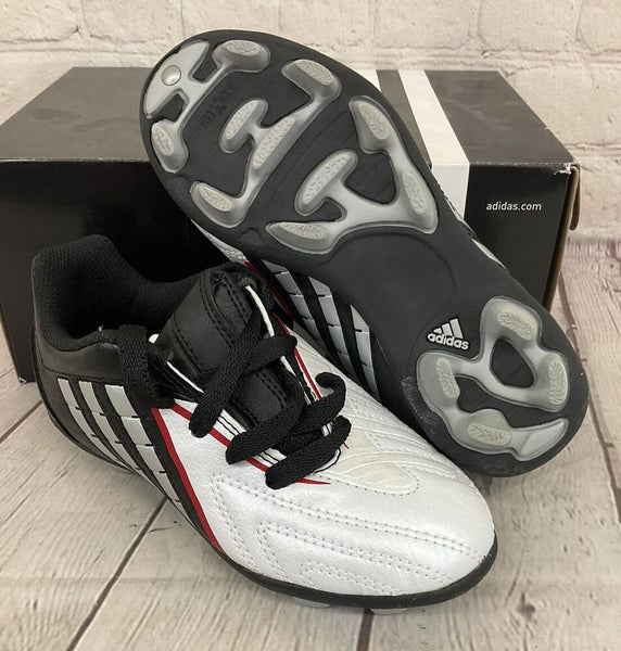 Adidas 038249 Predito PS TRX HG J Youth Soccer Cleats White Silver Black US 11K