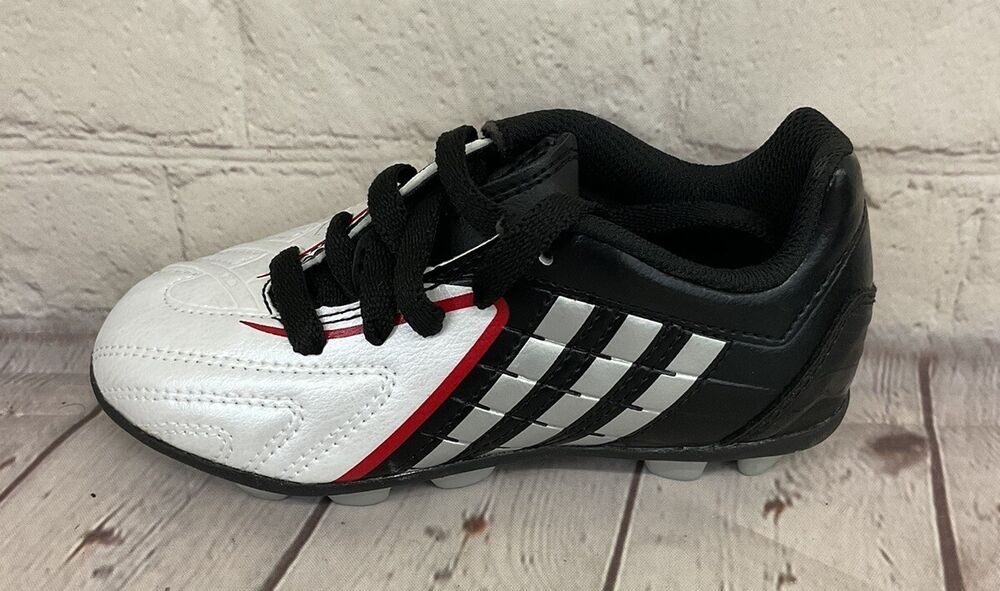Adidas 038249 Predito PS TRX HG J Youth Soccer Cleats White Silver Black US 11K