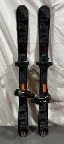 Alpina Free 120cm Twin-Tip Skis Free Heel Adjustable Size Soft Boot Bindings