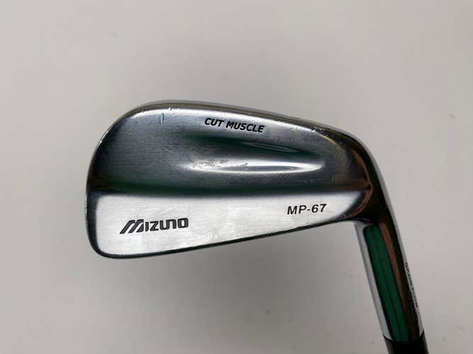 Mizuno MP 67 Single 6 Iron Project X Rifle Precision Stiff Steel RH Midsize Grip