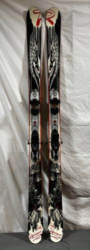 Rossignol Scratch 180cm Twin-Tip Skis Marker M 1100 Titanium Adjustable Bindings