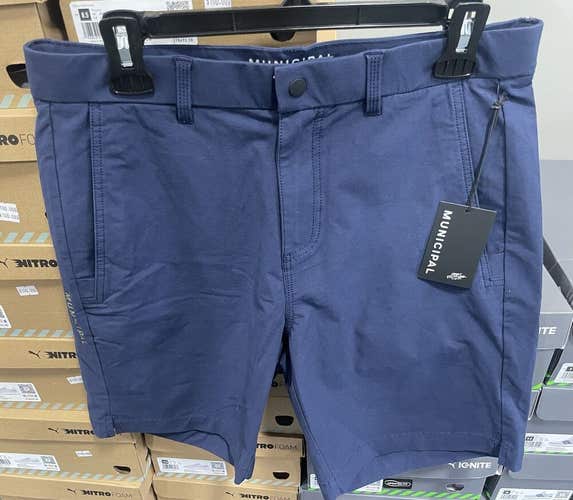 Municipal Sport Utility All Short Navy Size 32 NWTs MSRP $118