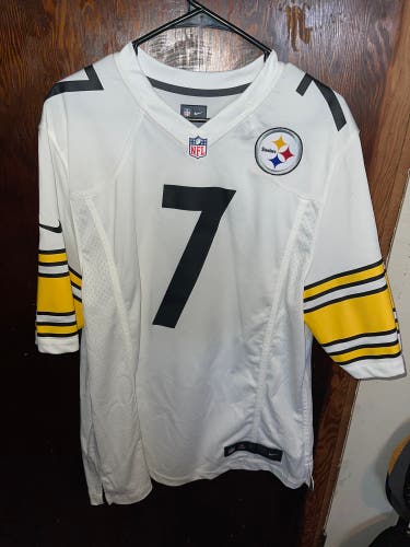 Nike NFL On Field Pittsburgh Steelers Ben Roethlisberger Jersey Mens Size Large.
