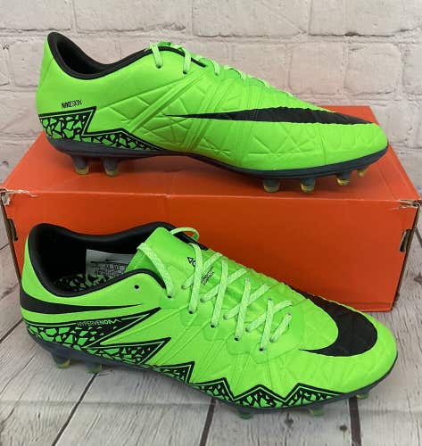Nike 749901 307 Hypervenom Phinish FG Men's Soccer Cleats Green Black US 6