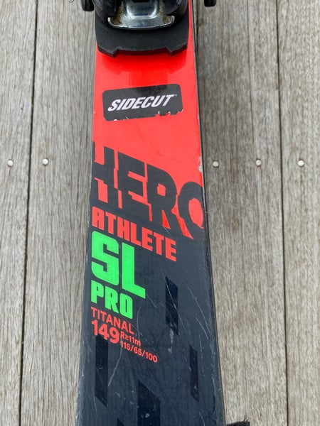 Rossignol 149 cm Hero Athlete SL Jr Race Skis With Look SPX 10