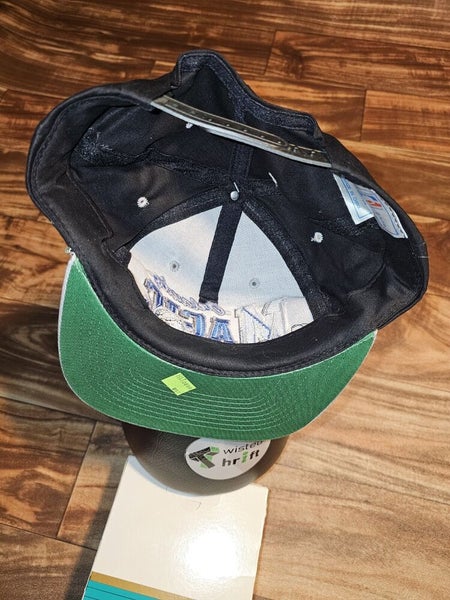 NEW Vintage Orlando Magic NBA Sports AJD Black Hat Cap Vtg Snapback
