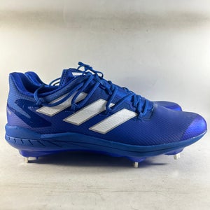 NEW Adidas Adizero Afterburner Mens Metal Baseball Cleats Blue Size 13 FZ4215
