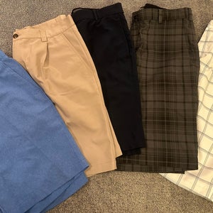 Mens golf shorts bundle, size 34 waist, Nike Golf, Adidas, UA