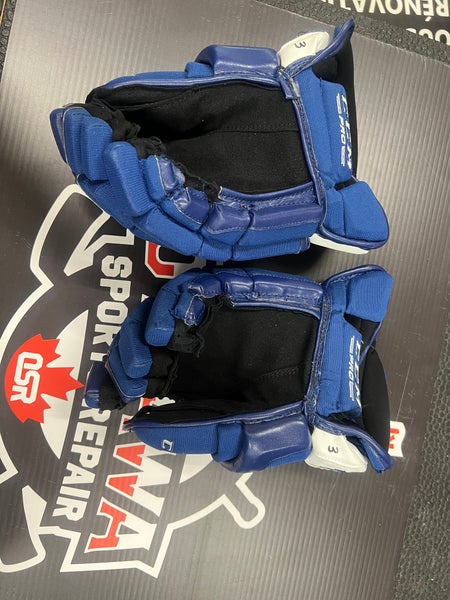 John Tavares Game Used Gloves 14” CCM HG55 Toronto Maple Leafs