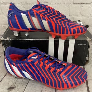 Adidas B35452 Predator Instinct FG Mens Soccer Cleats Solar Red White Purple 6.5