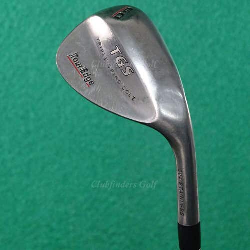 Tour Edge TGS Triple Grind Sole Stainless 60° LW Lob Wedge Factory Steel Wedge