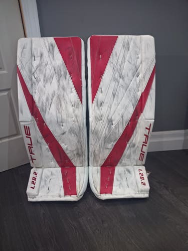 Custom Ordered True L20.2 Goalie Leg Pads Pro Stock 32+1.5