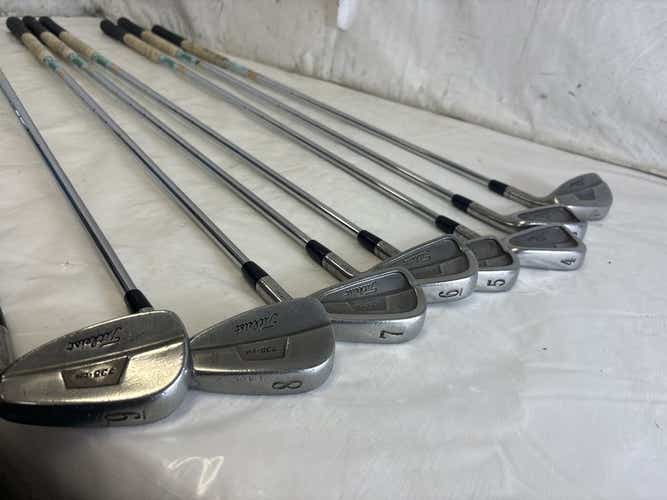 Used Titleist 735-cm Forged 3-pw Stiff Flex Steel Shaft Golf Iron Set Irons