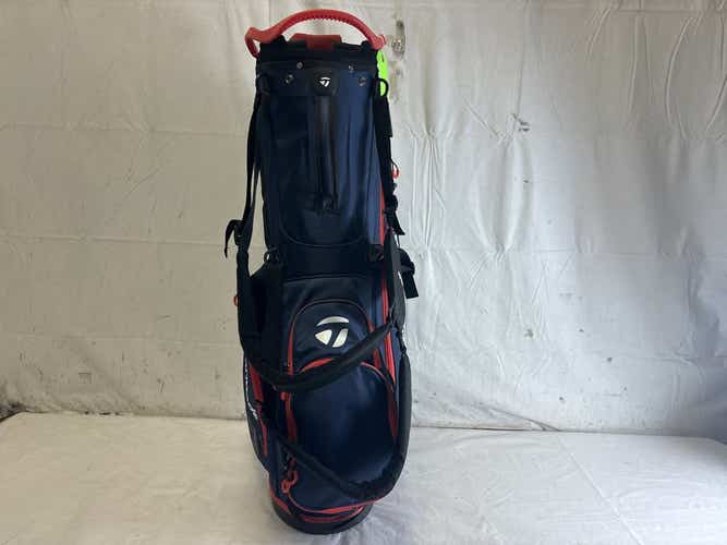 Used Taylormade Pro 8-way Golf Stand Bag W Rain Hood - Near New