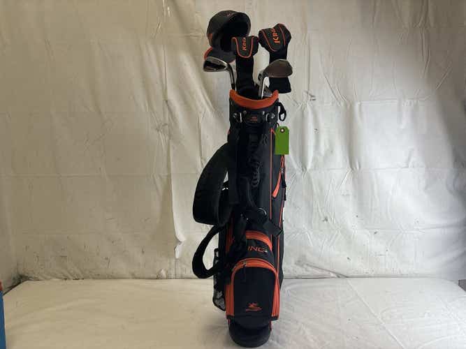 Used Cobra King Jr 7-piece Graphite Junior Golf Package Set Age 9-12