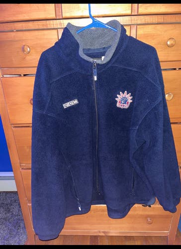 Vintage CCM NYR Fleece Jacket