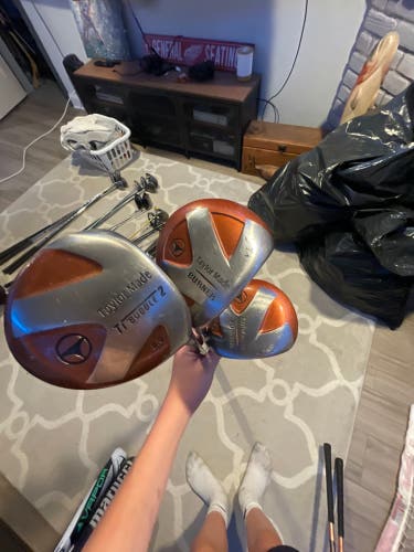 Used Men's TaylorMade Right Handed Regular Flex Adjustable Loft 2007 Burner 460 Driver