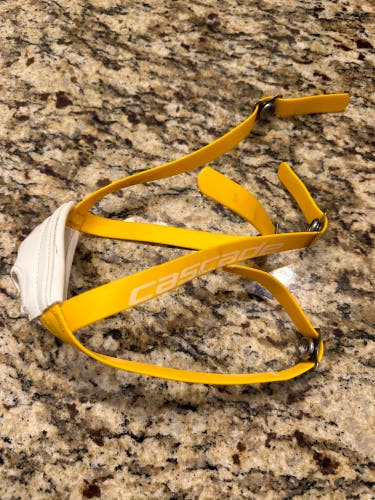 Cascade Lacrosse yellow chin strap