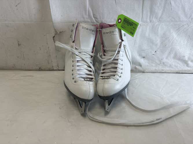 Used Riedell Pearl Size 7 Women's Figure Skates Ice Skates