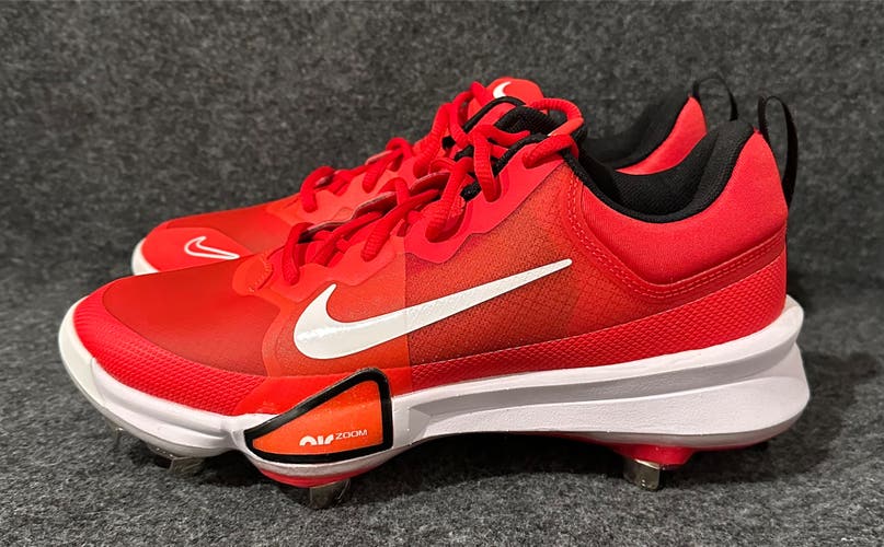 Men’s Nike Force Air Zoom Trout 9 Pro Baseball Red White FB2907-600  Size 7