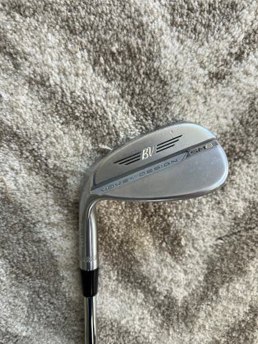 Used Men's Titleist Left Hand Regular Flex 52 Degree Vokey SM8 Tour Chrome Wedge