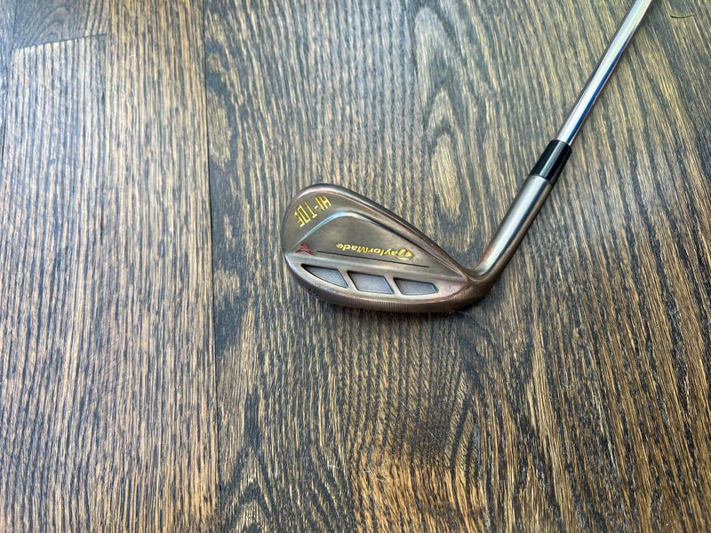 Used Men's TaylorMade Left Hand Regular Flex 58 Degree Milled Grind Hi-Toe Wedge