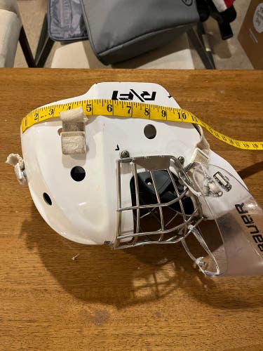 Hockey goalie helmet