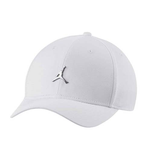Nike Air Jordan Classic 99 Metal Jumpman White Hat Cap Unisex Kyrgios CW6410-100