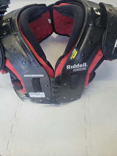 Used Riddell Kombine Ap Adult Pads Lg Football Shoulder Pads