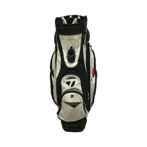 Used Taylormade White Cart Bag 14 Way Golf Cart Bags