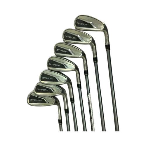 Used Taylormade Stealth Hd 5i-aw Regular Flex Graphite Shaft Iron Sets