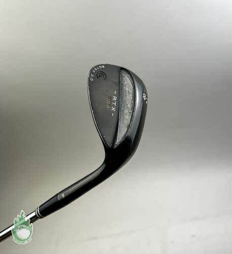 Used Cleveland Black 588 RTX Rotex 2.0 Face Wedge 58* -06 Wedge Flex Steel Golf
