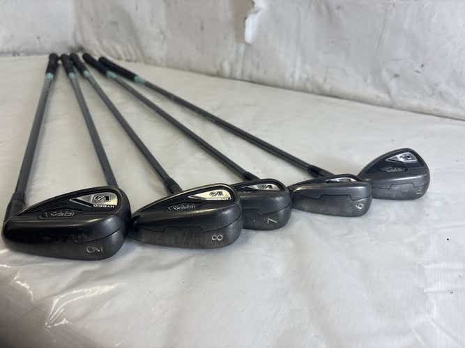 Used Adams Golf Idea Tech V4 Hybrid Irons 6i-pw Regular Flex Graphite Shaft Golf Iron Set Irons