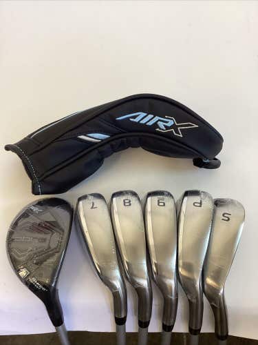 Cobra Air X 2024 Irons Set 6-hy & 7-PW, SW With Ladies Graphite Shafts (NEW)
