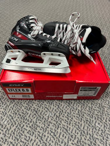 CCM EFLEX 6.9 size 4.5 Regular width goal skates