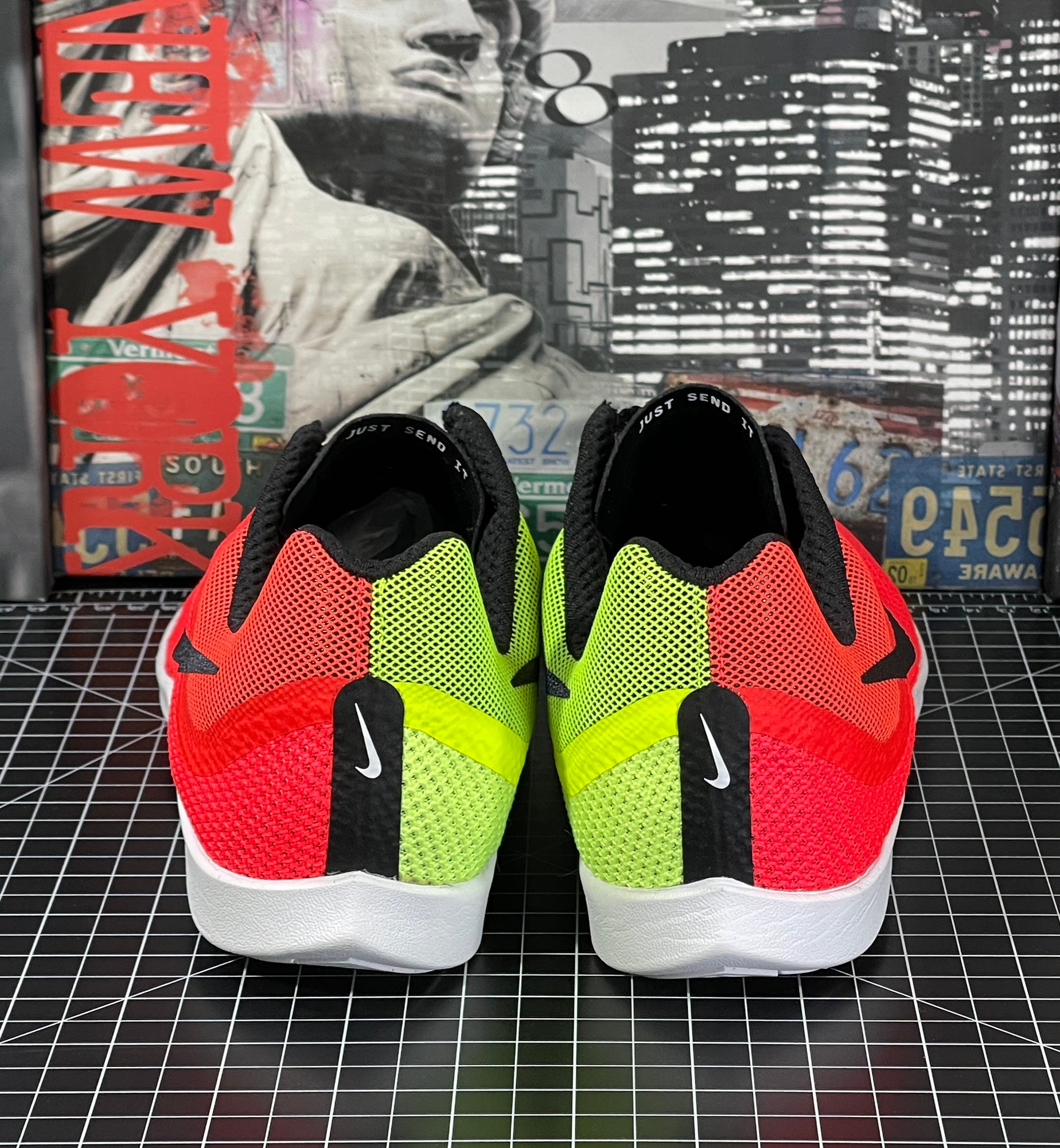 Nike Zoom Rival Track & Field Red Distance Spikes Men