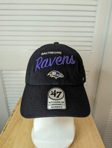 NWS Baltimore Ravens '47 Clean Up Women's Strapback Hat NFL