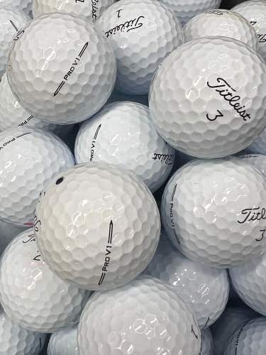 12 Titleist Pro V1 2023 Near Mint AAAA Used Golf Balls