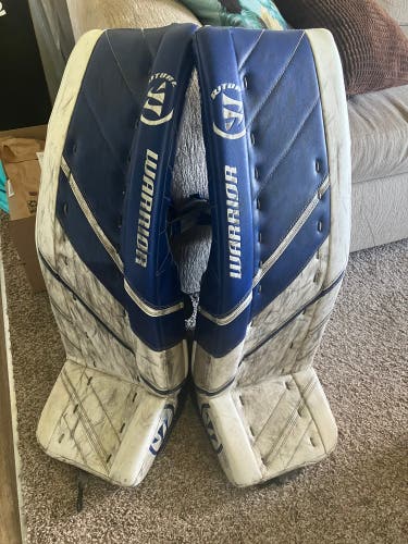 Used  Warrior Ritual G4 Goalie Leg Pads