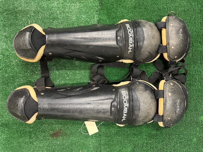 Used Boombah Catcher Shin Guards 14"