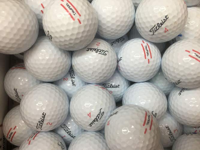 24 Near Mint Titleist TruFeel AAAA Used Golf Balls