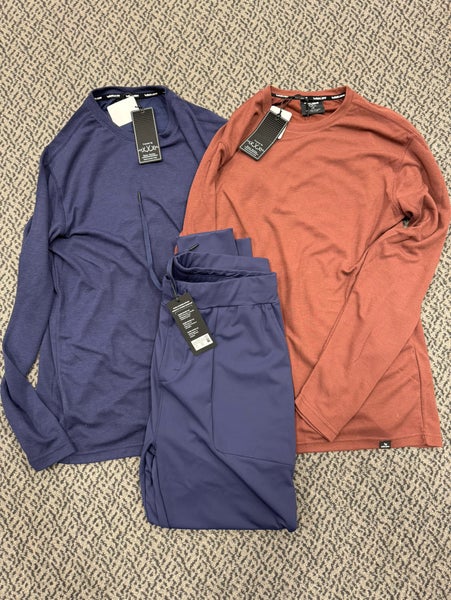 3-Pack Bauer Senior Large clothing (2- Merino L/S, 1-Bauer WarmthKnit pant)