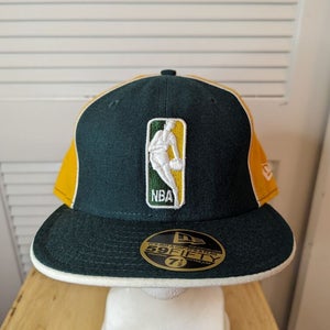 NWS Vintage Seattle Super Sonics New Era Pinwheel 59fifty 7 1/2 MUSA