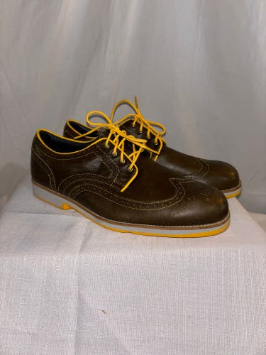 FootJoy City Golf Shoes Men’s 11.5 Brown Wingtip 56458 New